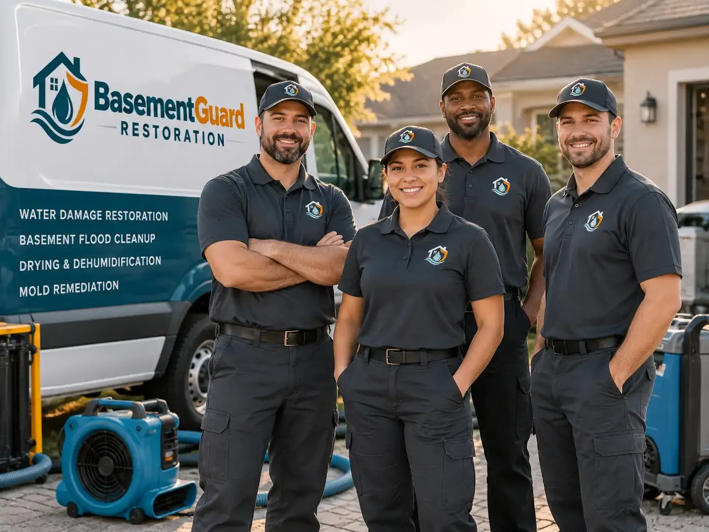 Basement Water Damage Restoration company in Grammer, IN